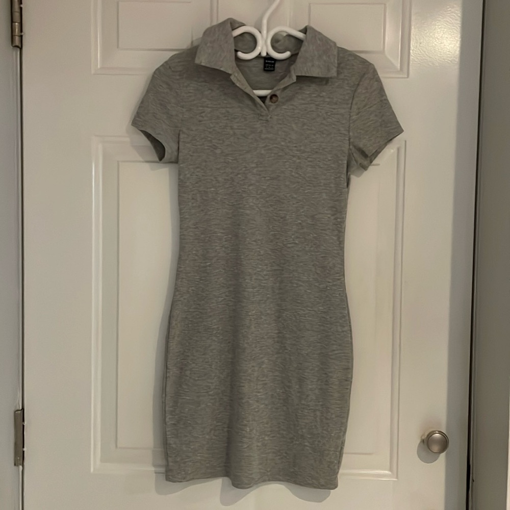 Gray Mini Dress